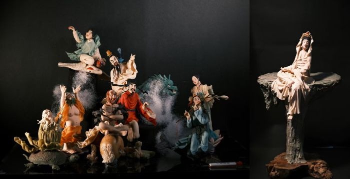 李春芳老師面塑作品