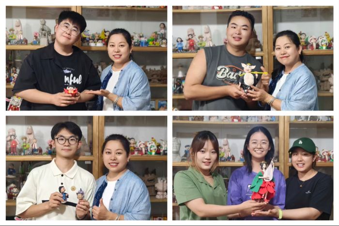 實(shí)踐團(tuán)面塑作品